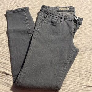 AG Adriano Goldschmied Women's Gray Skinny Jeans